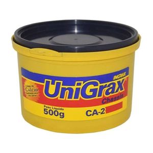 Caixa com 24 unidades de Graxa Lubrificante Unigrax ca-2 500g Ingrax - UNI