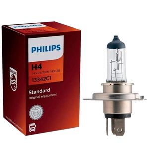 Lâmpada de farol automotivo standard h4 24v 13342  - Philips