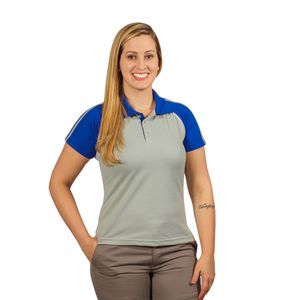 Camisa Comfort Feminina Azul GG - Macrolub