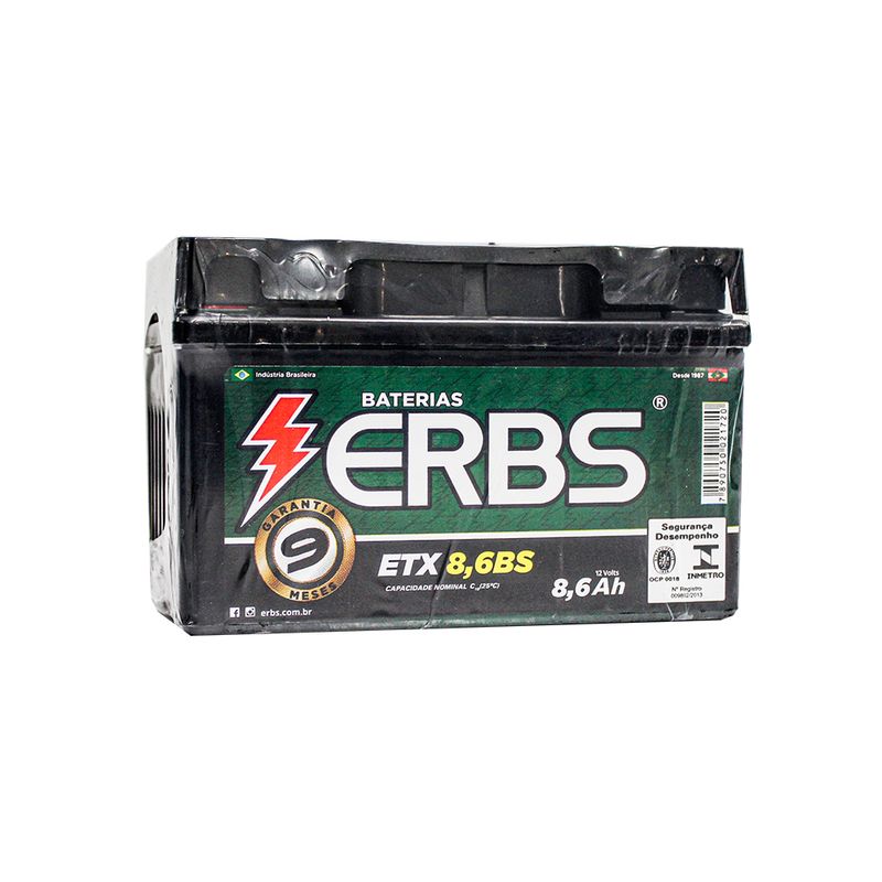 Bateria para moto ETX 8,6BS ERBS