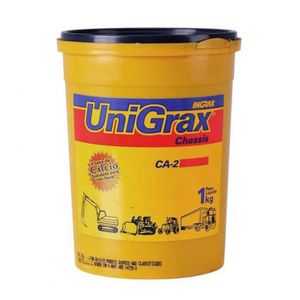 Caixa com 12 unidades de Graxa Lubrificante Unigrax ca-2 1kg Ingrax - UNI