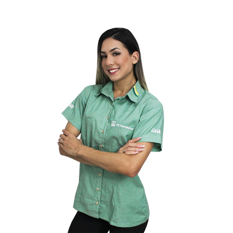 Camisa social store feminina para empresa