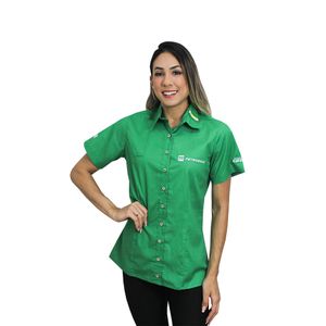 Camisa Frentista Feminina PP - POSTOS PETROBRAS