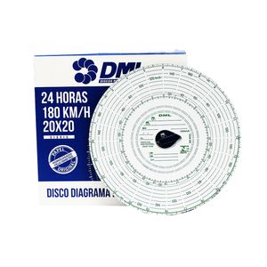 Disco Tacógrafo diário 180km/h 1 dia - DML