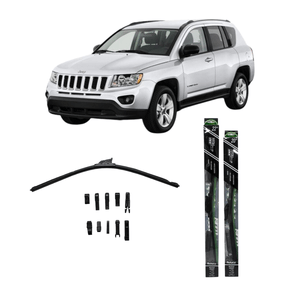 Kit palheta do limpador de para-brisa TotalClip Flex 22" e 20" para Jeep Compass 2012 até 2016 Redux32